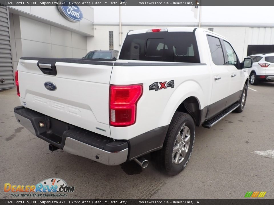 2020 Ford F150 XLT SuperCrew 4x4 Oxford White / Medium Earth Gray Photo #2