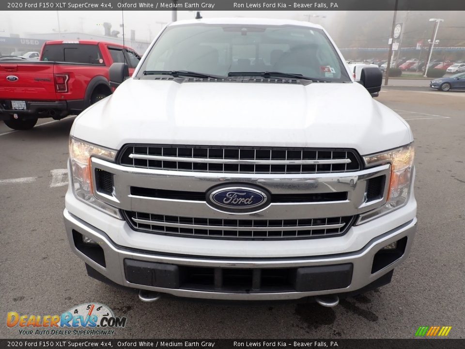2020 Ford F150 XLT SuperCrew 4x4 Oxford White / Medium Earth Gray Photo #4