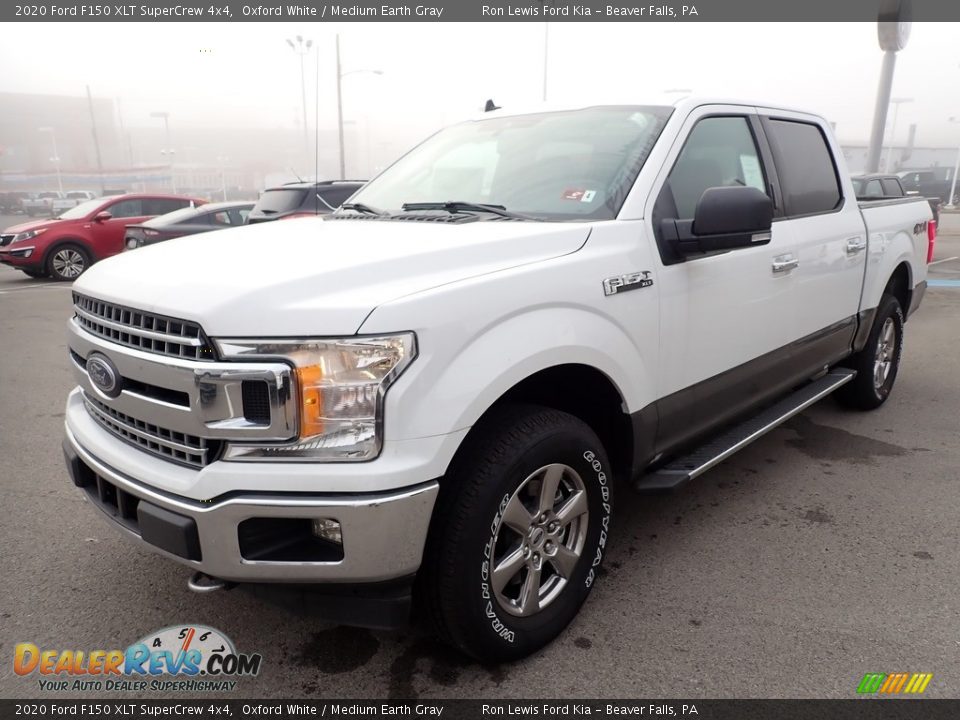 2020 Ford F150 XLT SuperCrew 4x4 Oxford White / Medium Earth Gray Photo #5