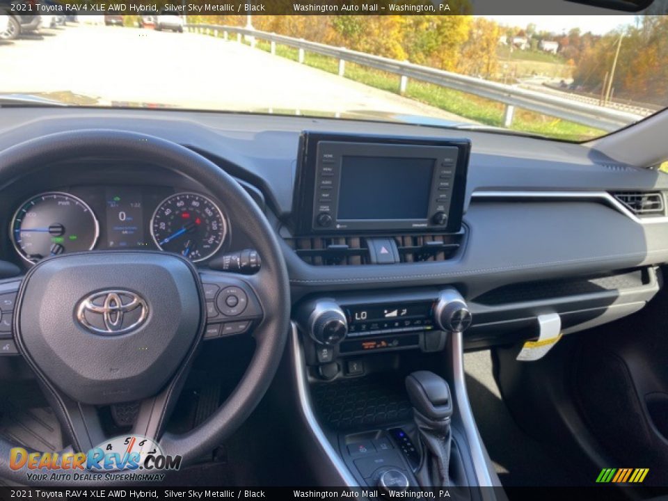2021 Toyota RAV4 XLE AWD Hybrid Silver Sky Metallic / Black Photo #3
