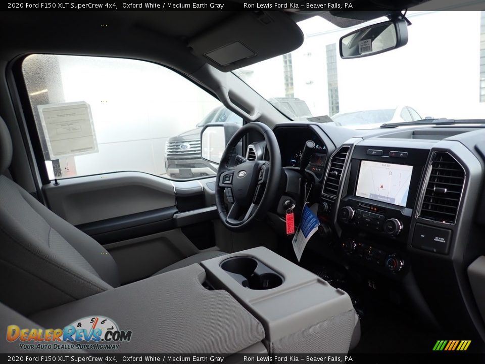 2020 Ford F150 XLT SuperCrew 4x4 Oxford White / Medium Earth Gray Photo #11