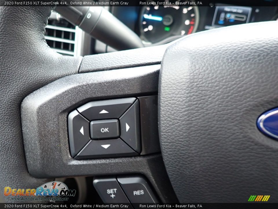 2020 Ford F150 XLT SuperCrew 4x4 Oxford White / Medium Earth Gray Photo #21