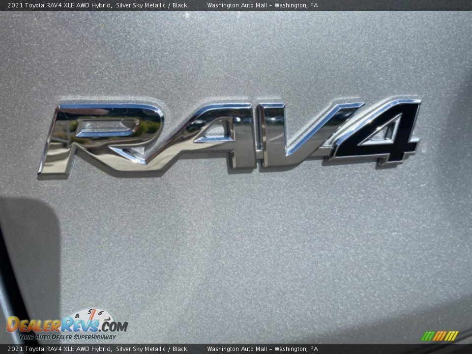 2021 Toyota RAV4 XLE AWD Hybrid Silver Sky Metallic / Black Photo #27