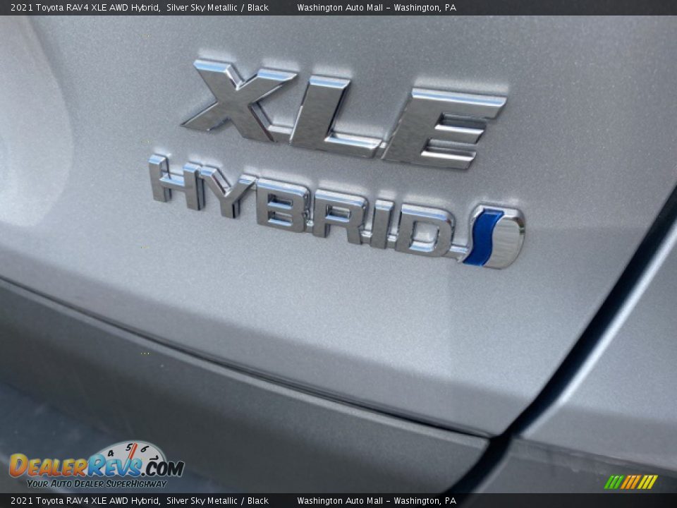2021 Toyota RAV4 XLE AWD Hybrid Silver Sky Metallic / Black Photo #29