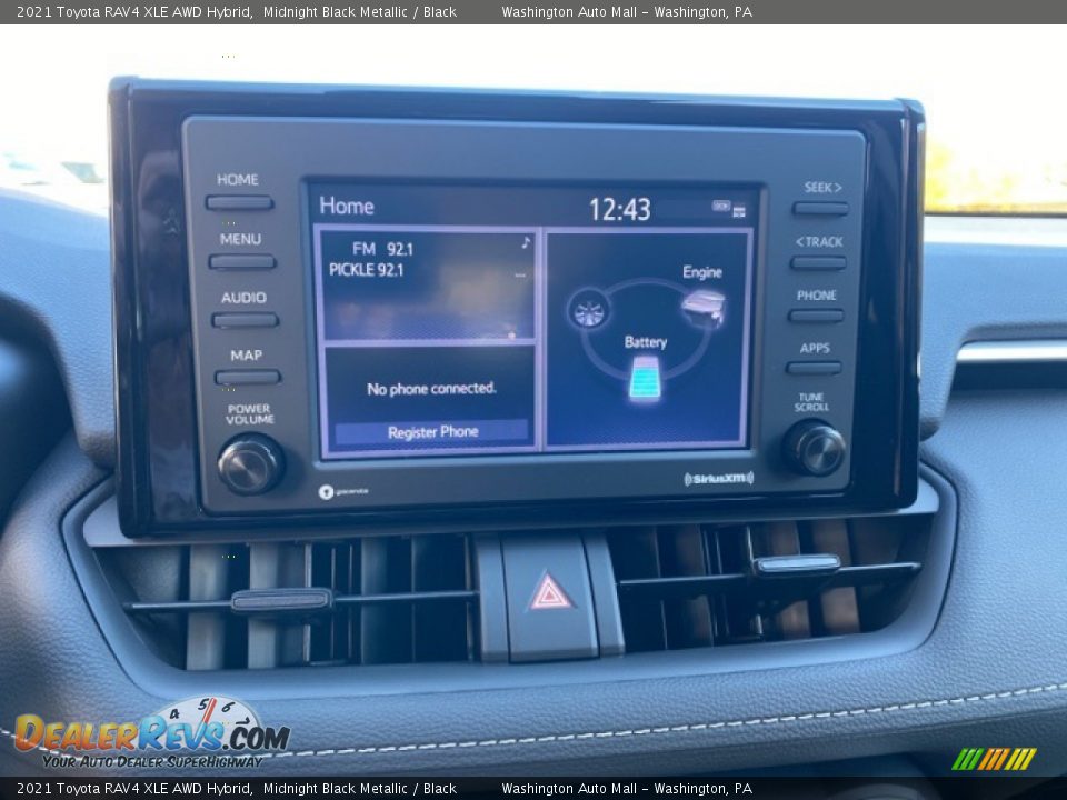 Controls of 2021 Toyota RAV4 XLE AWD Hybrid Photo #6