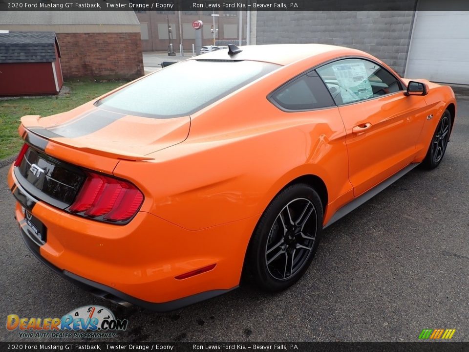 2020 Ford Mustang GT Fastback Twister Orange / Ebony Photo #2