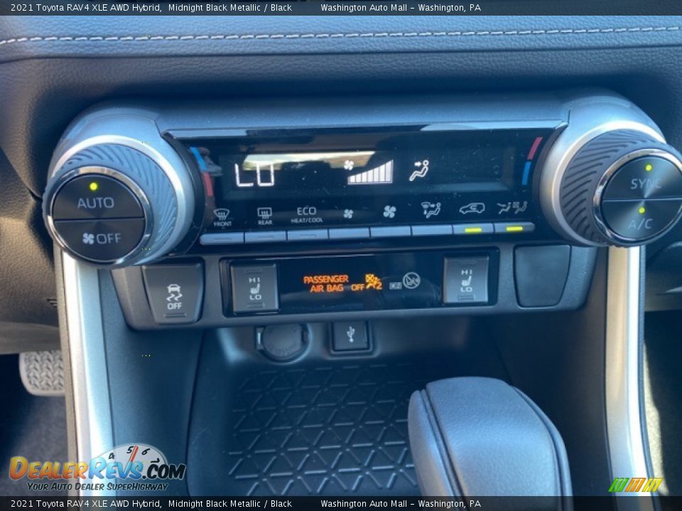 Controls of 2021 Toyota RAV4 XLE AWD Hybrid Photo #13
