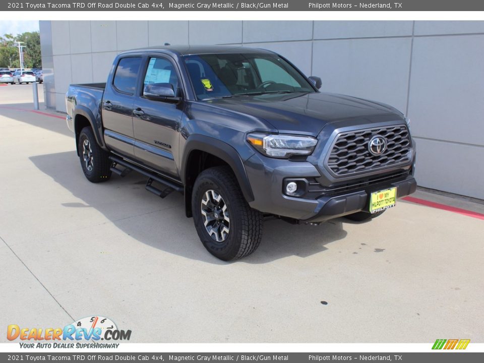 2021 Toyota Tacoma TRD Off Road Double Cab 4x4 Magnetic Gray Metallic / Black/Gun Metal Photo #2