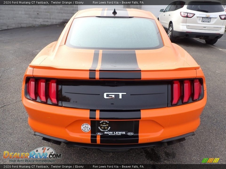 2020 Ford Mustang GT Fastback Twister Orange / Ebony Photo #8