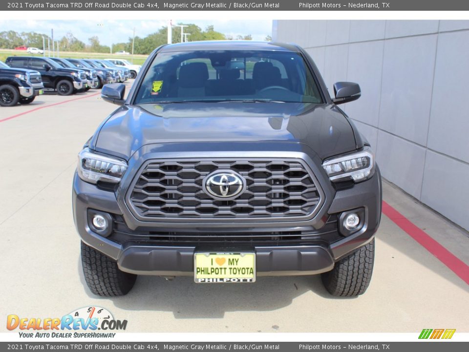 2021 Toyota Tacoma TRD Off Road Double Cab 4x4 Magnetic Gray Metallic / Black/Gun Metal Photo #3