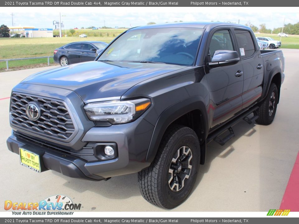 2021 Toyota Tacoma TRD Off Road Double Cab 4x4 Magnetic Gray Metallic / Black/Gun Metal Photo #4