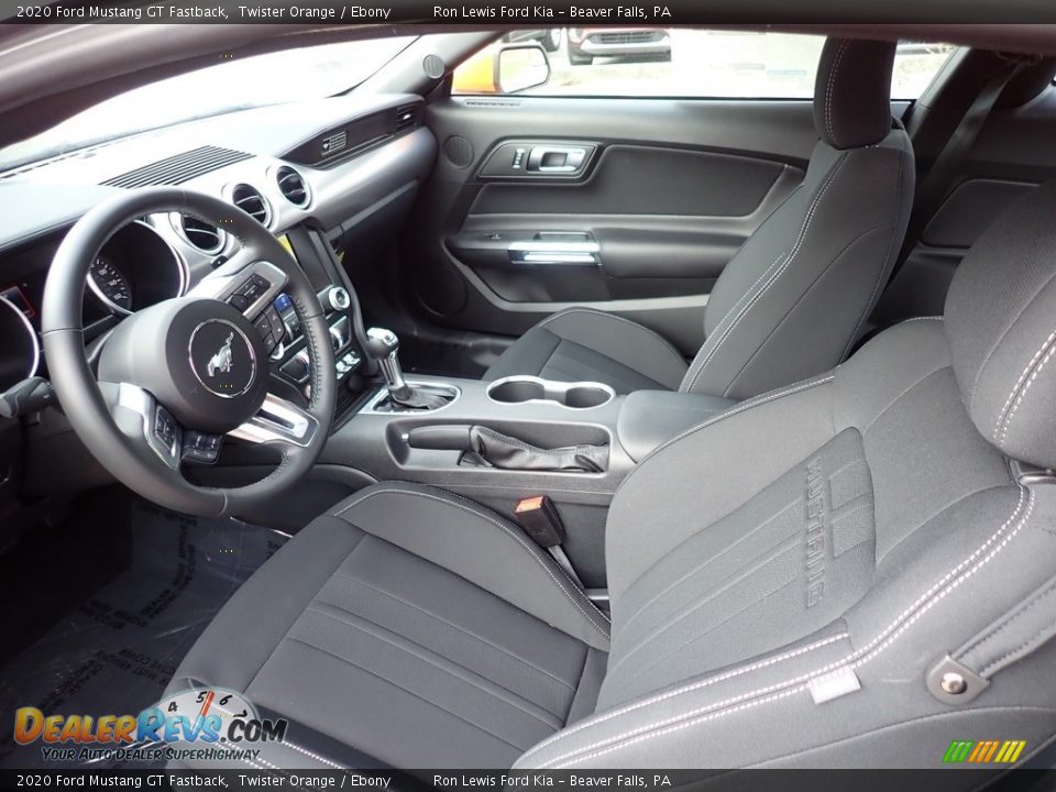 Front Seat of 2020 Ford Mustang GT Fastback Photo #12