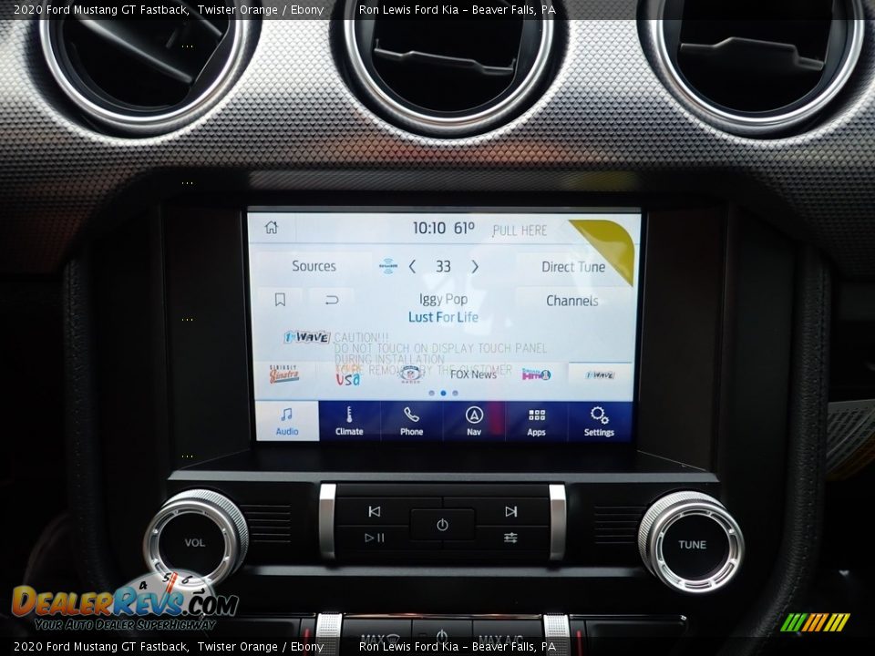 2020 Ford Mustang GT Fastback Twister Orange / Ebony Photo #15