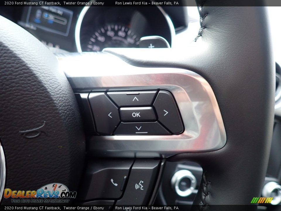 2020 Ford Mustang GT Fastback Twister Orange / Ebony Photo #17