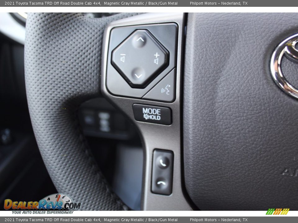 2021 Toyota Tacoma TRD Off Road Double Cab 4x4 Magnetic Gray Metallic / Black/Gun Metal Photo #11