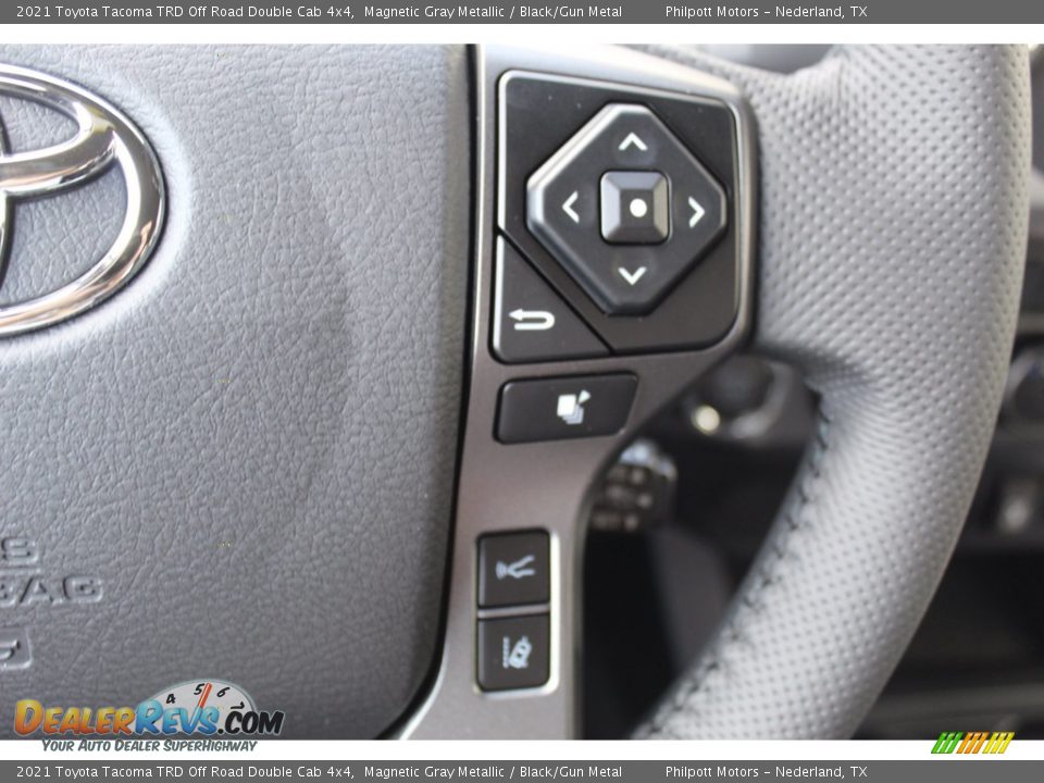 2021 Toyota Tacoma TRD Off Road Double Cab 4x4 Magnetic Gray Metallic / Black/Gun Metal Photo #12