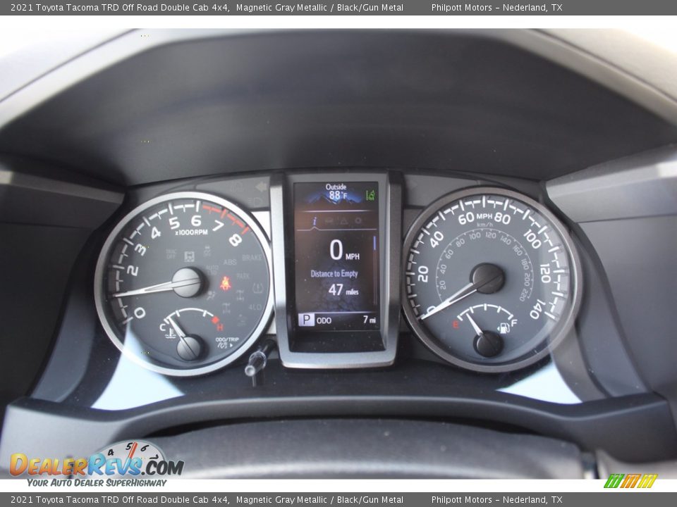 2021 Toyota Tacoma TRD Off Road Double Cab 4x4 Magnetic Gray Metallic / Black/Gun Metal Photo #13