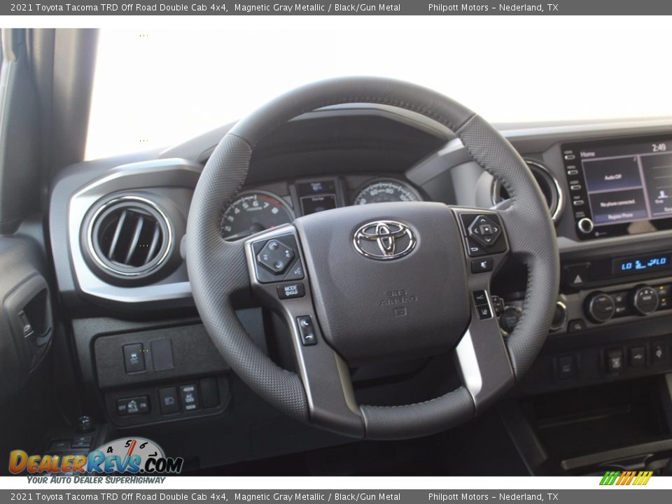 2021 Toyota Tacoma TRD Off Road Double Cab 4x4 Magnetic Gray Metallic / Black/Gun Metal Photo #22