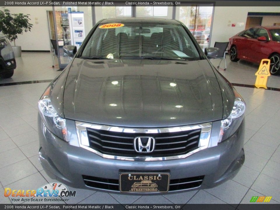 2008 Honda Accord LX-P Sedan Polished Metal Metallic / Black Photo #2