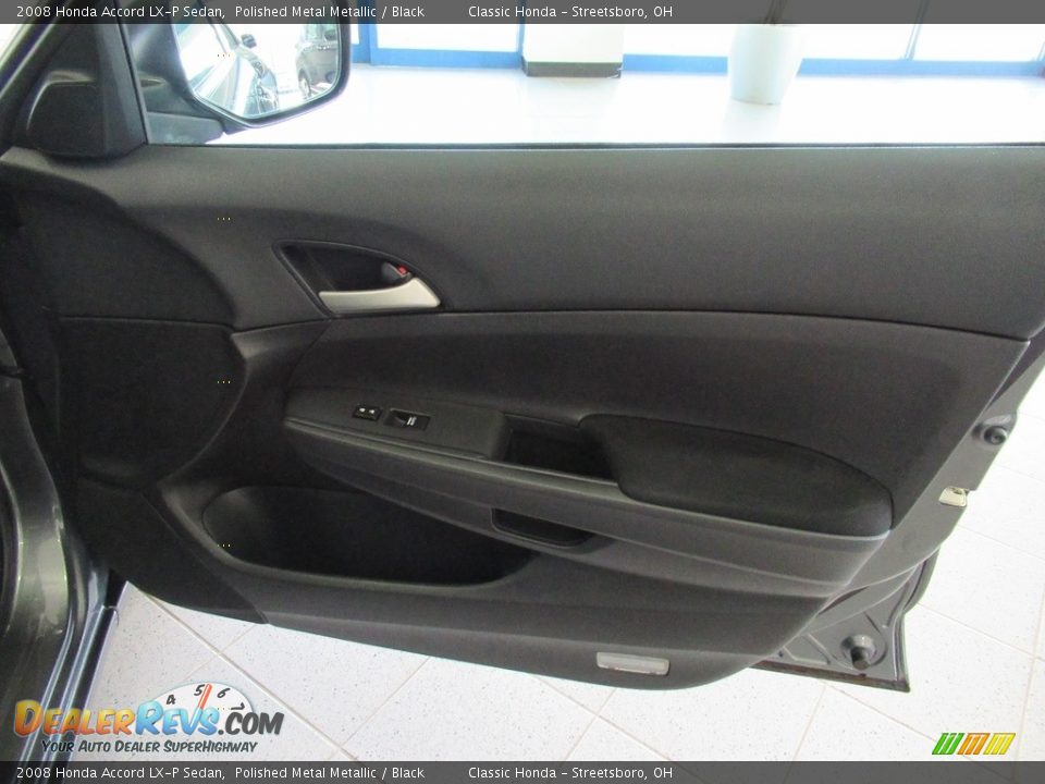2008 Honda Accord LX-P Sedan Polished Metal Metallic / Black Photo #14