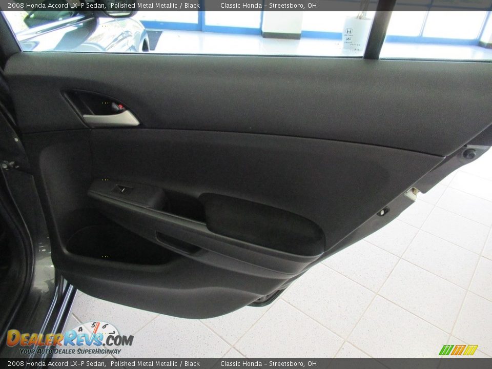 2008 Honda Accord LX-P Sedan Polished Metal Metallic / Black Photo #17