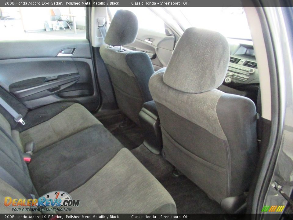 Rear Seat of 2008 Honda Accord LX-P Sedan Photo #18