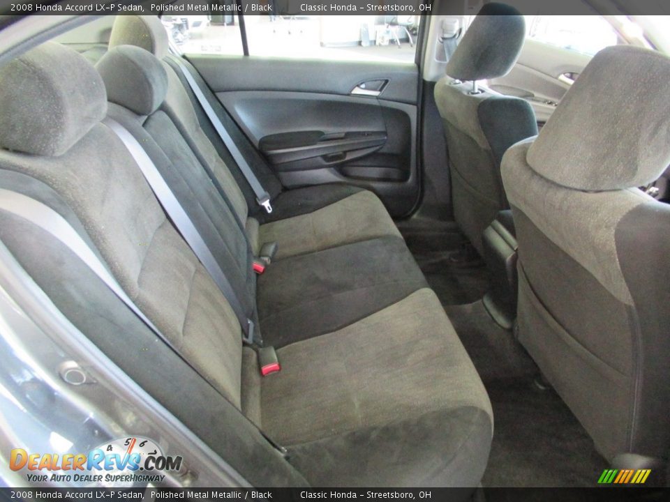 2008 Honda Accord LX-P Sedan Polished Metal Metallic / Black Photo #19