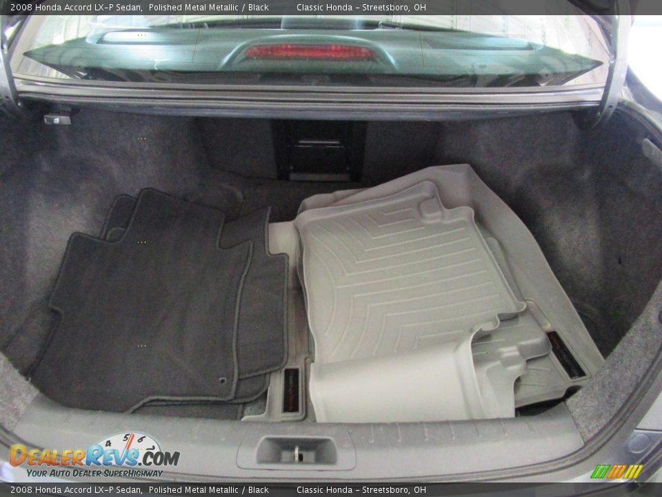 2008 Honda Accord LX-P Sedan Polished Metal Metallic / Black Photo #20