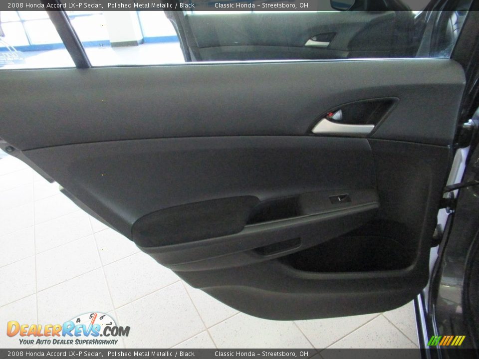 2008 Honda Accord LX-P Sedan Polished Metal Metallic / Black Photo #22