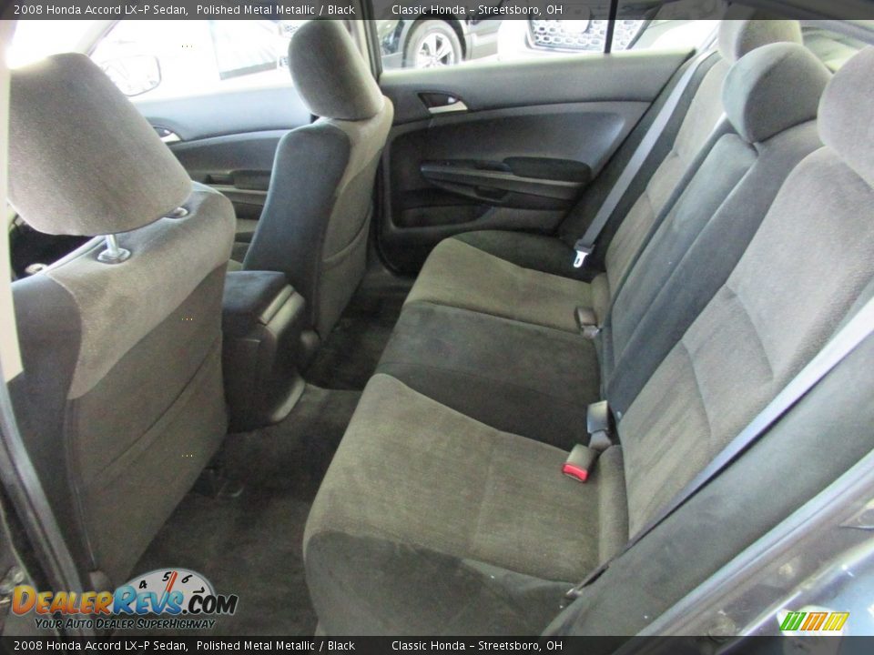 Rear Seat of 2008 Honda Accord LX-P Sedan Photo #24