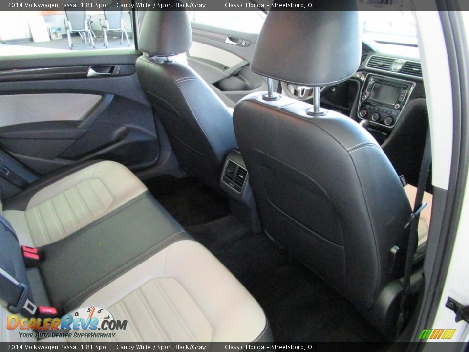 Rear Seat of 2014 Volkswagen Passat 1.8T Sport Photo #19