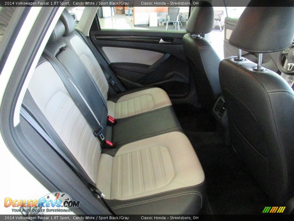 Rear Seat of 2014 Volkswagen Passat 1.8T Sport Photo #20