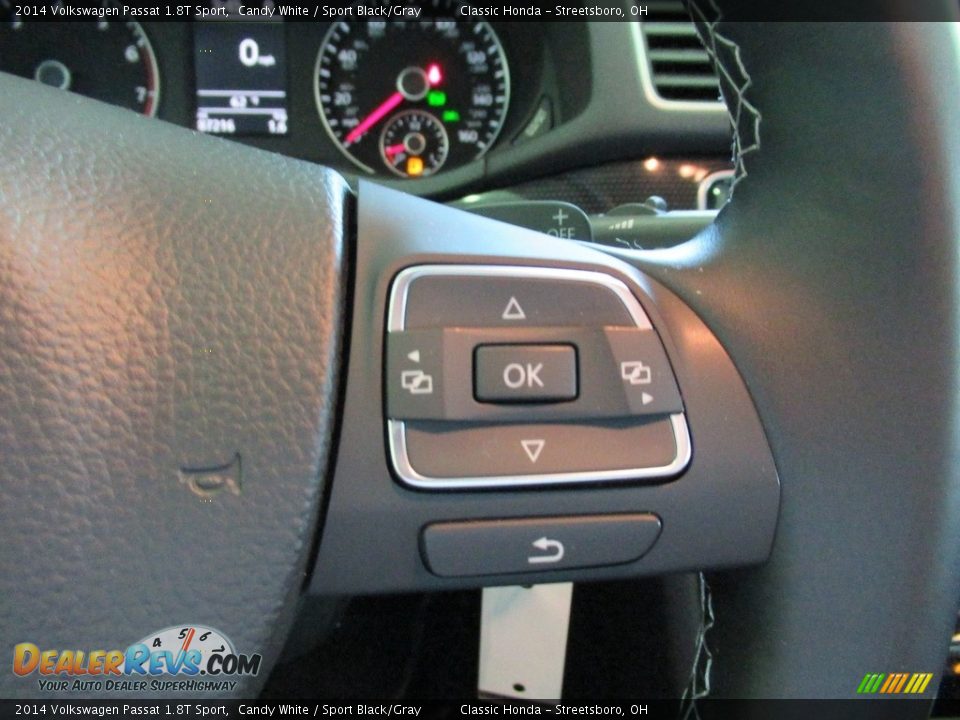2014 Volkswagen Passat 1.8T Sport Steering Wheel Photo #31