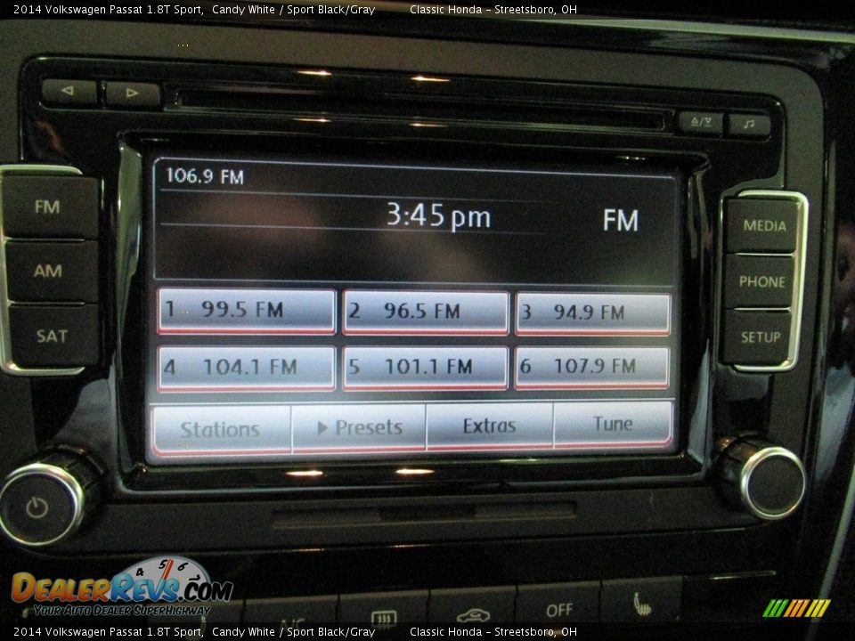 Audio System of 2014 Volkswagen Passat 1.8T Sport Photo #35