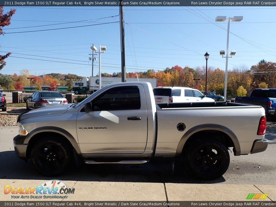 Bright Silver Metallic 2011 Dodge Ram 1500 SLT Regular Cab 4x4 Photo #5