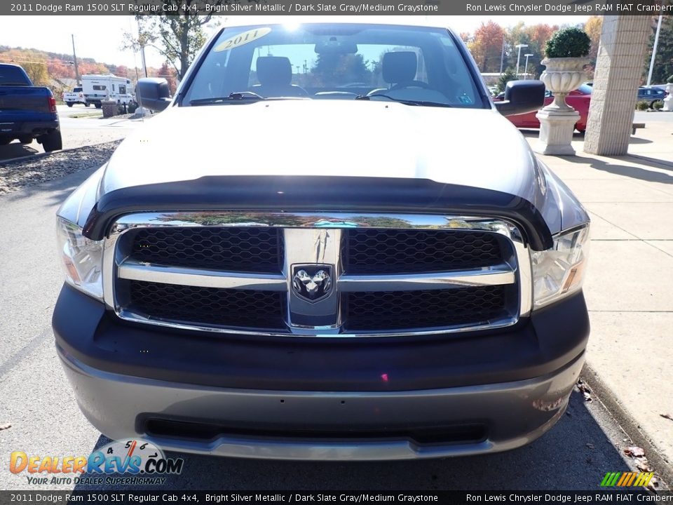 2011 Dodge Ram 1500 SLT Regular Cab 4x4 Bright Silver Metallic / Dark Slate Gray/Medium Graystone Photo #7