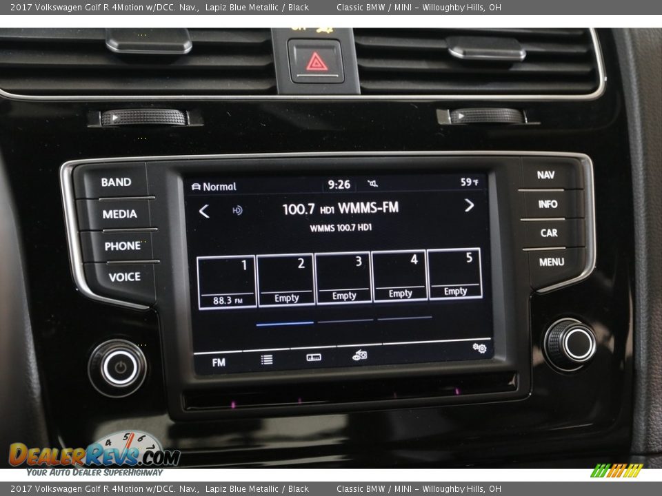 Audio System of 2017 Volkswagen Golf R 4Motion w/DCC. Nav. Photo #10