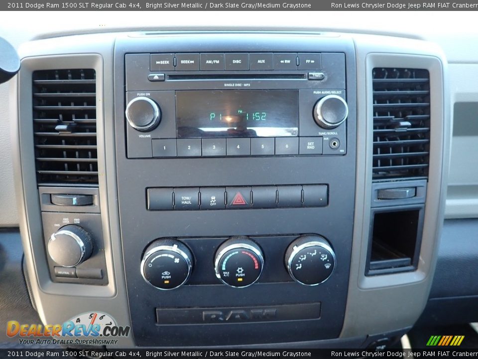Controls of 2011 Dodge Ram 1500 SLT Regular Cab 4x4 Photo #19