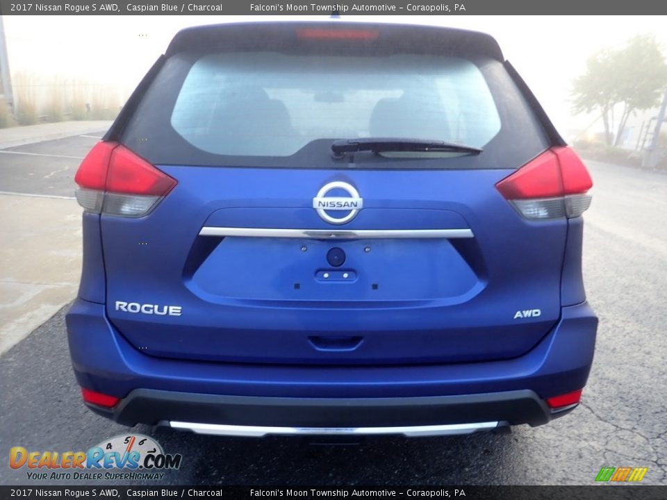 2017 Nissan Rogue S AWD Caspian Blue / Charcoal Photo #3