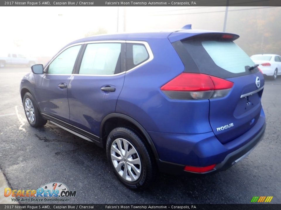 2017 Nissan Rogue S AWD Caspian Blue / Charcoal Photo #5