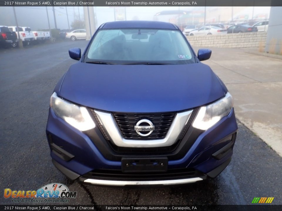 2017 Nissan Rogue S AWD Caspian Blue / Charcoal Photo #8