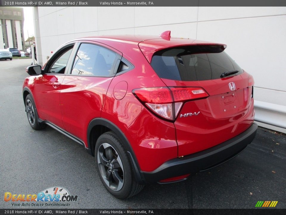 2018 Honda HR-V EX AWD Milano Red / Black Photo #3