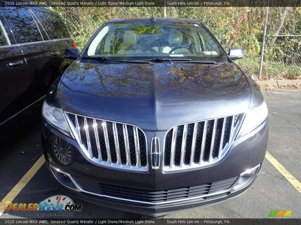 2015 Lincoln MKX AWD Smoked Quartz Metallic / Light Stone/Medium Light Stone Photo #3