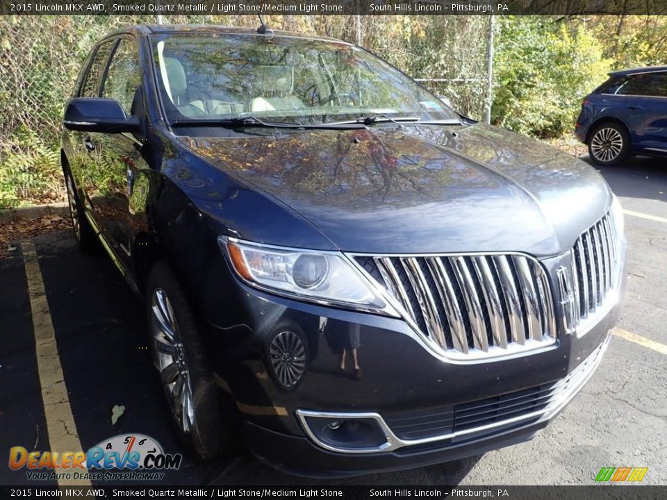 2015 Lincoln MKX AWD Smoked Quartz Metallic / Light Stone/Medium Light Stone Photo #4