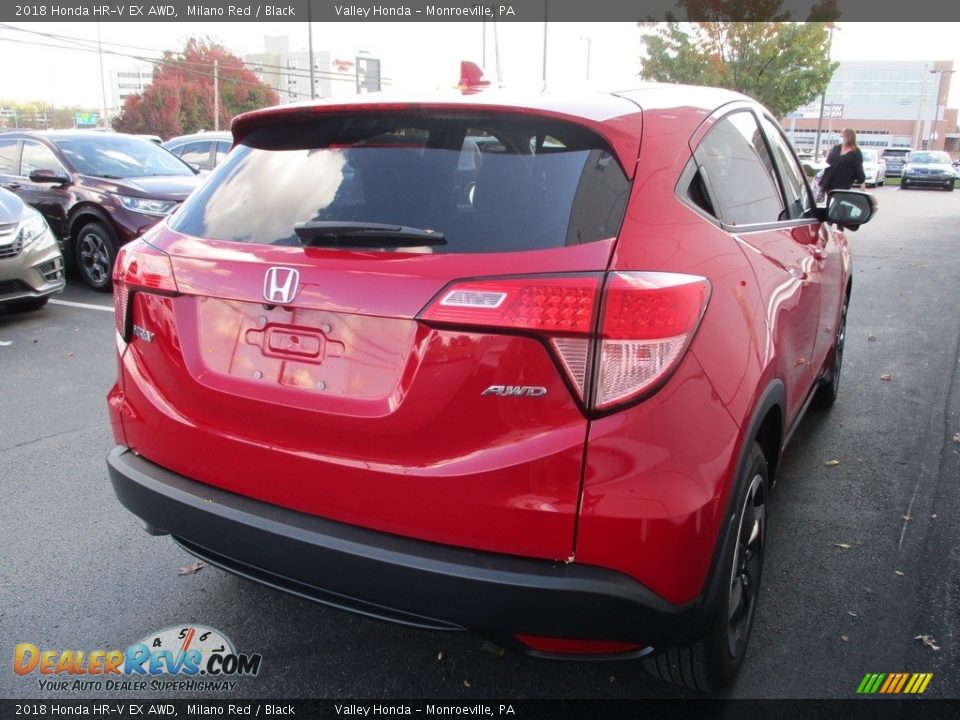 2018 Honda HR-V EX AWD Milano Red / Black Photo #5