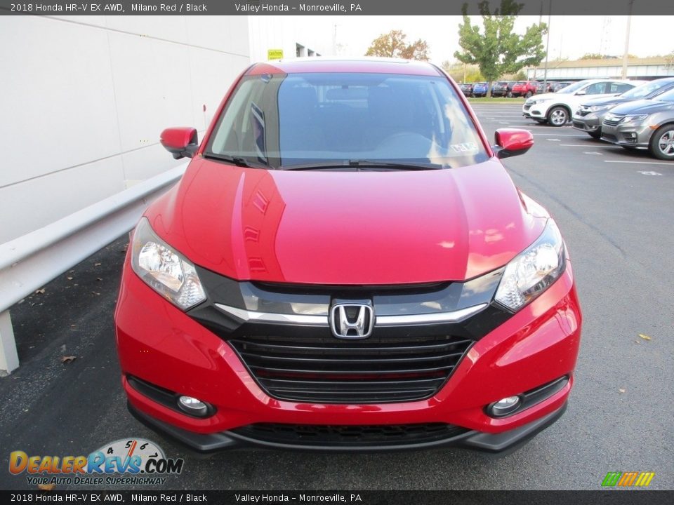 2018 Honda HR-V EX AWD Milano Red / Black Photo #9