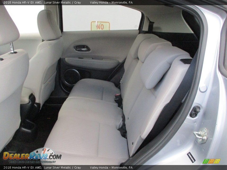 2018 Honda HR-V EX AWD Lunar Silver Metallic / Gray Photo #14