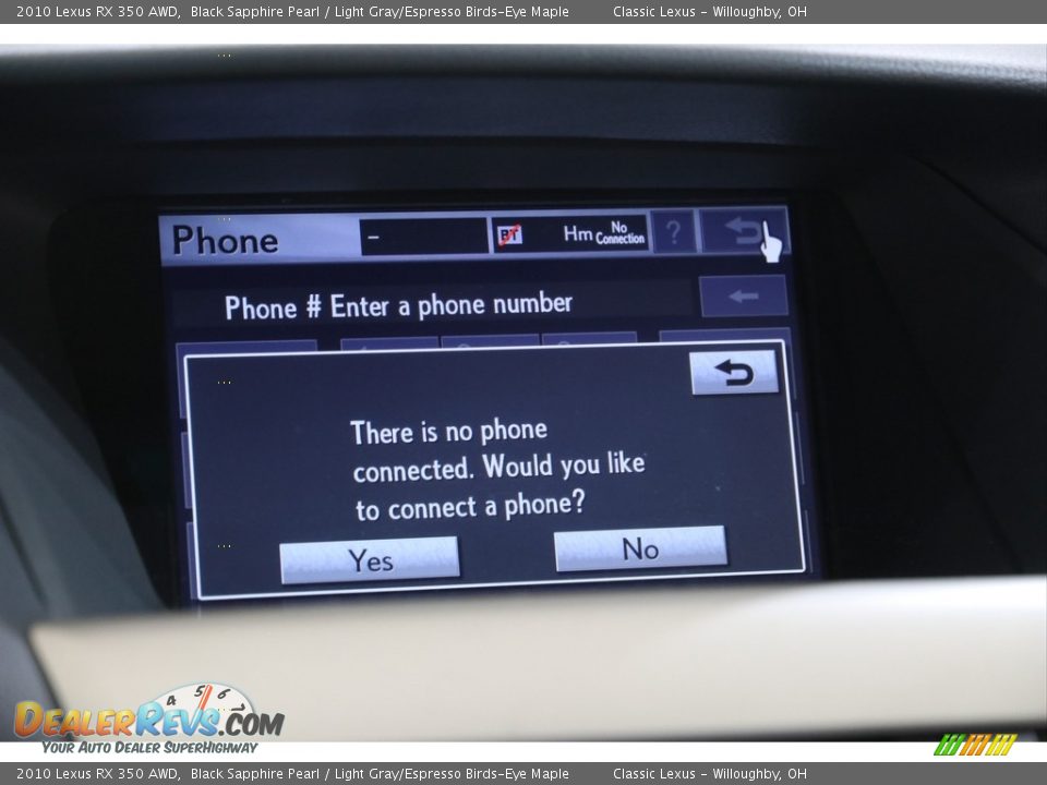 2010 Lexus RX 350 AWD Black Sapphire Pearl / Light Gray/Espresso Birds-Eye Maple Photo #14