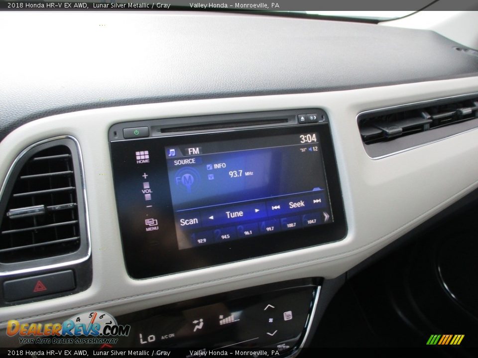 2018 Honda HR-V EX AWD Lunar Silver Metallic / Gray Photo #17