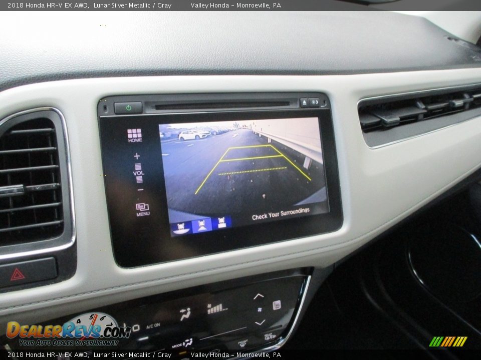 2018 Honda HR-V EX AWD Lunar Silver Metallic / Gray Photo #18